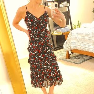 Michael Kors Floral Midi Dress
